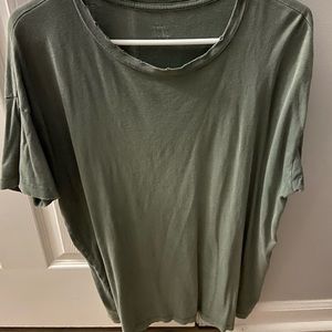 Aerie green boyfriend tee